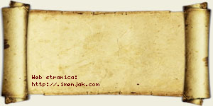 Hristina Dimitrijević vizit kartica